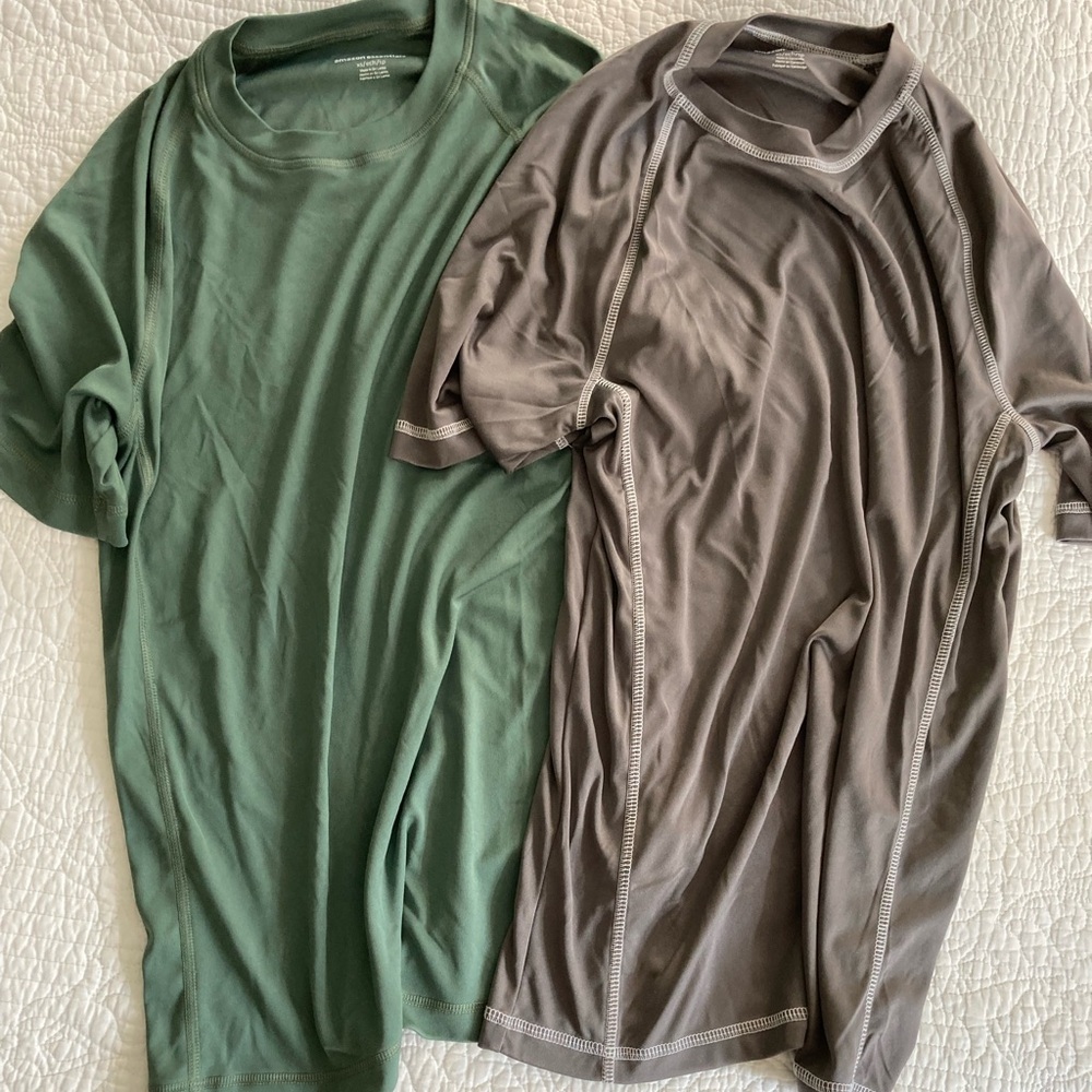 Bundle Swim Shirts Men's XS Green and Gray Rash Guard